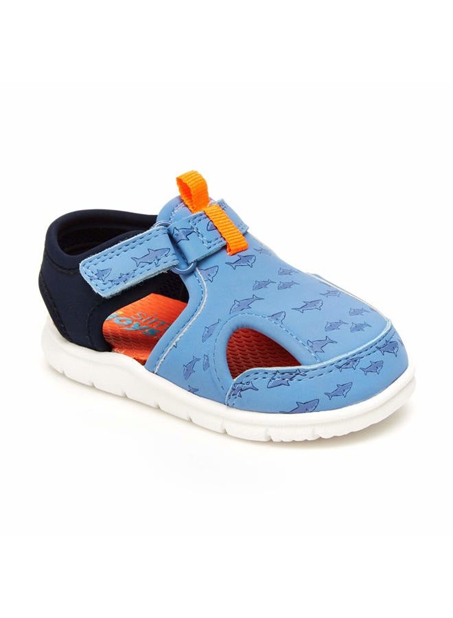 Simple Joys by Carter's Baby Boys Shawn Water Sandal, Blue, 6 Infant - Image 1