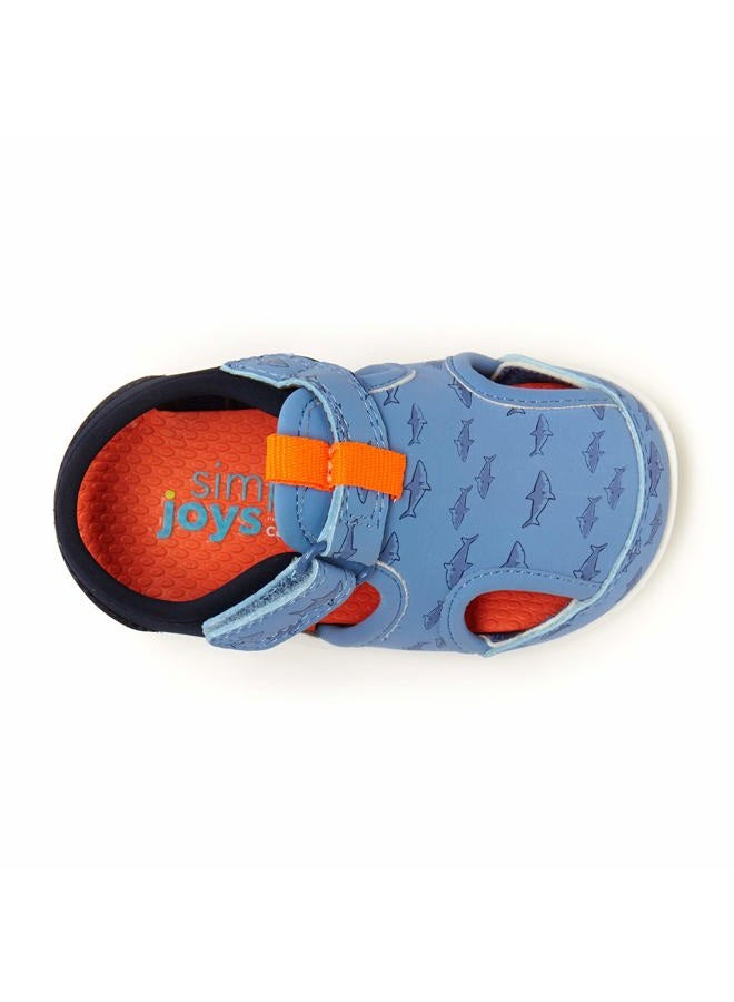 Simple Joys by Carter's Baby Boys Shawn Water Sandal, Blue, 6 Infant - Image 4