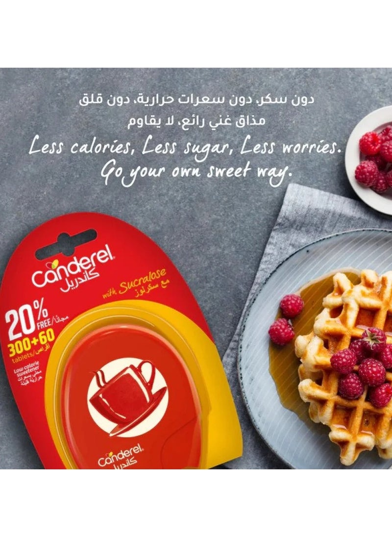 Canderel Sucralose 300+60 Tabs  - Image 3