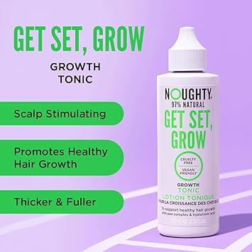 NOUGHTY KMI Brands Noughty Get Set Grow Tonic Leave in Treatment for Thicker and Fuller Looking Hair 97 Natural 75ml White - Image 5