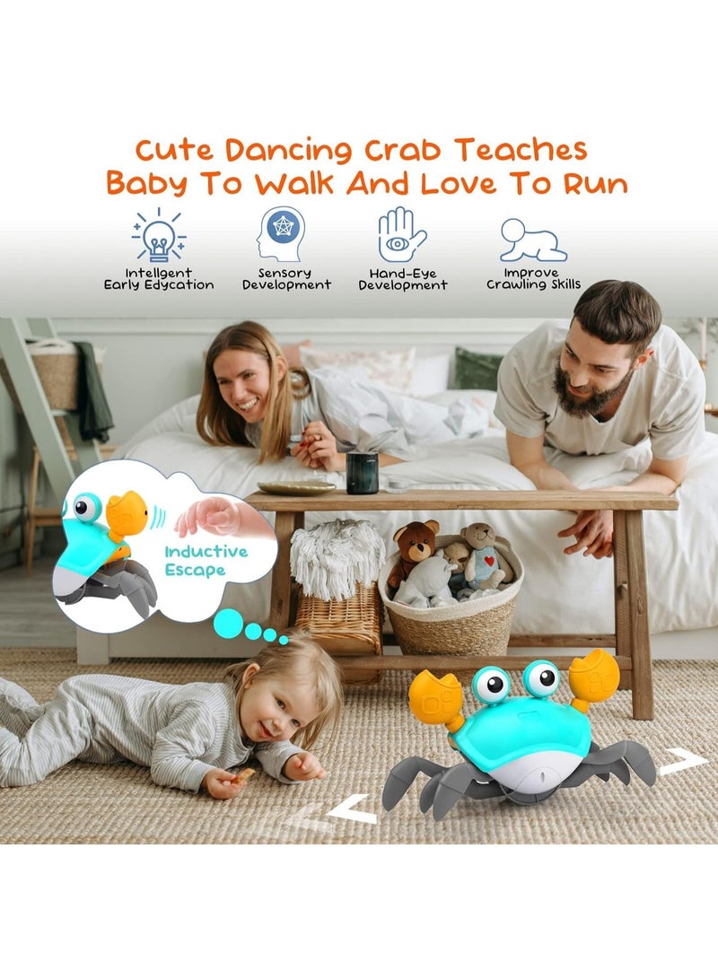 GenericBaby Musical Crawling Crab Toy Multicolor with Music & Lights – Interactive Moving Toy for Infants – Early Learning & Sensory Development - Image 4