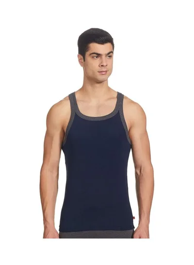 JOCKEY US27 Men Super Combed Cotton Rib Square Neckline Gym Vest