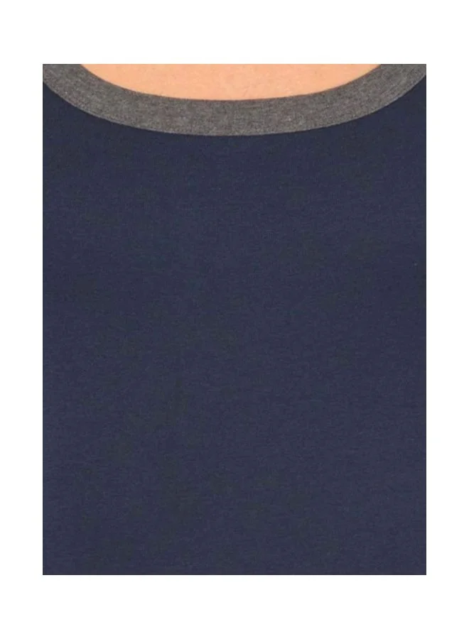 Jockey Navy US27 Men Super Combed Cotton Rib Square Neckline Gym Vest for Men | Best Price UAE