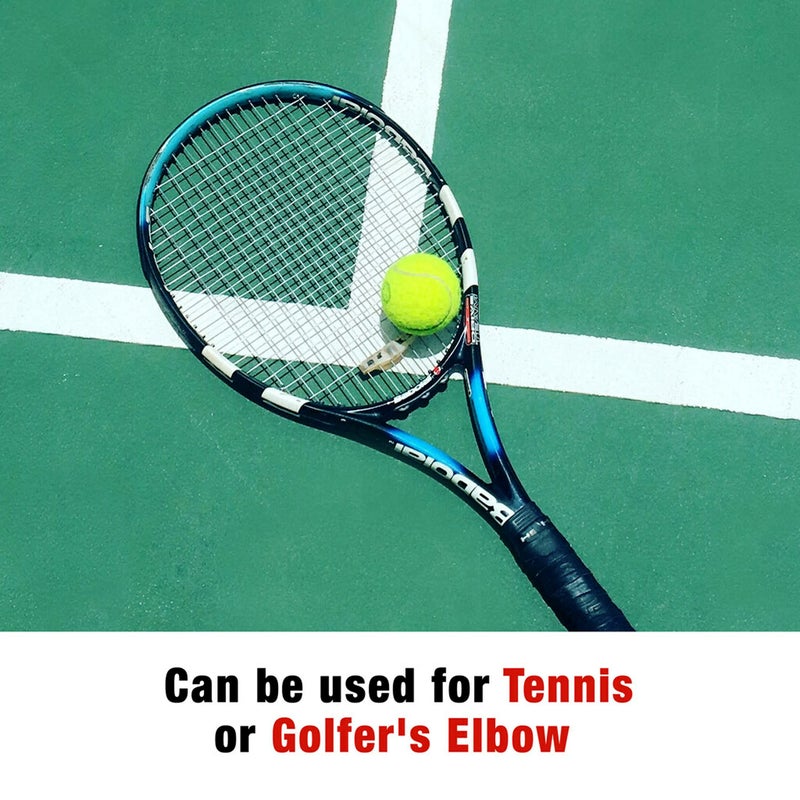 ACE Sport Tennis Elbow Strap, Adjustable, Black, 1/Pack - Image 4