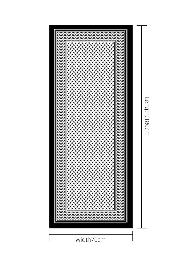 Women's printed chiffon headscarf shawl suitable for spring, summer, autumn and winter scarves. Versatile scarf. Size: 180*70 cm - Image 4