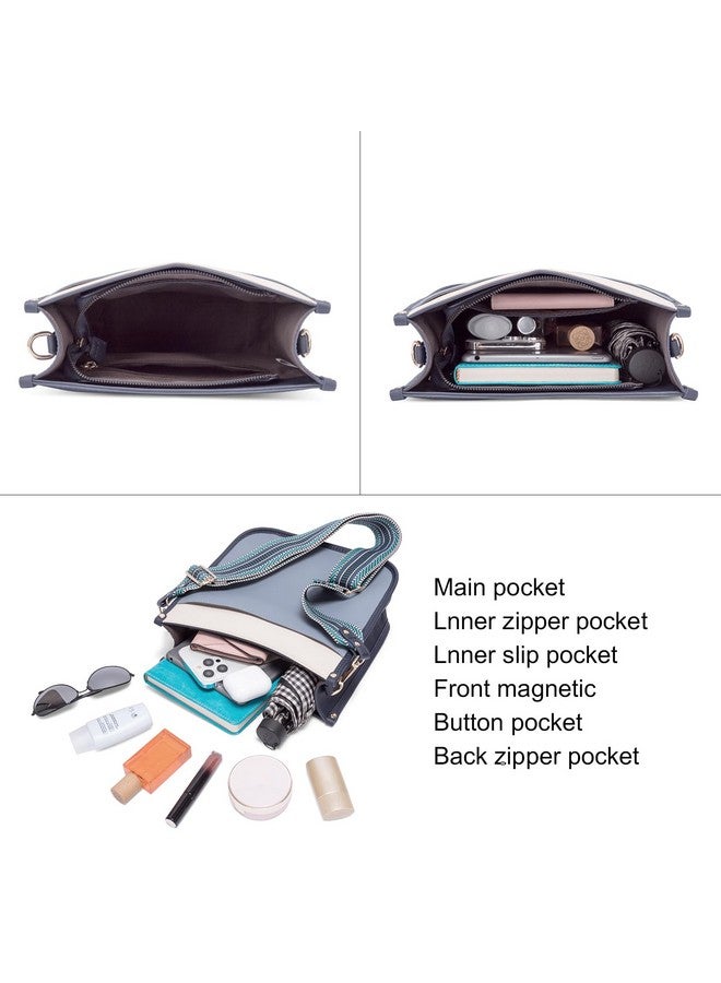 CLUCI Vegen Leather Crossbody Bags For Women Trendy 2Pcs Hobo Handbag Wallet Set With 2Adjustable Guitar Strap - Image 4