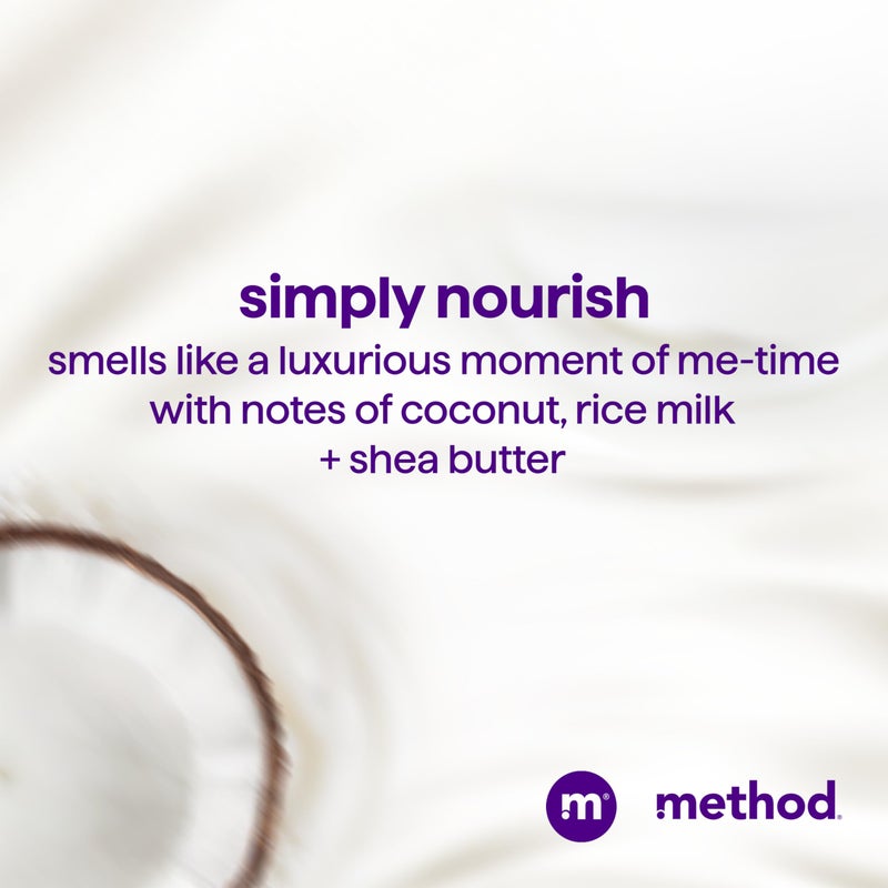Method Moisturizing Conditioner, Simply Nourish with Shea Butter, Coconut, and Rice Milk Scent Notes, Paraben and Sulfate Free, 13.5 oz (Pack of 3) - Image 5