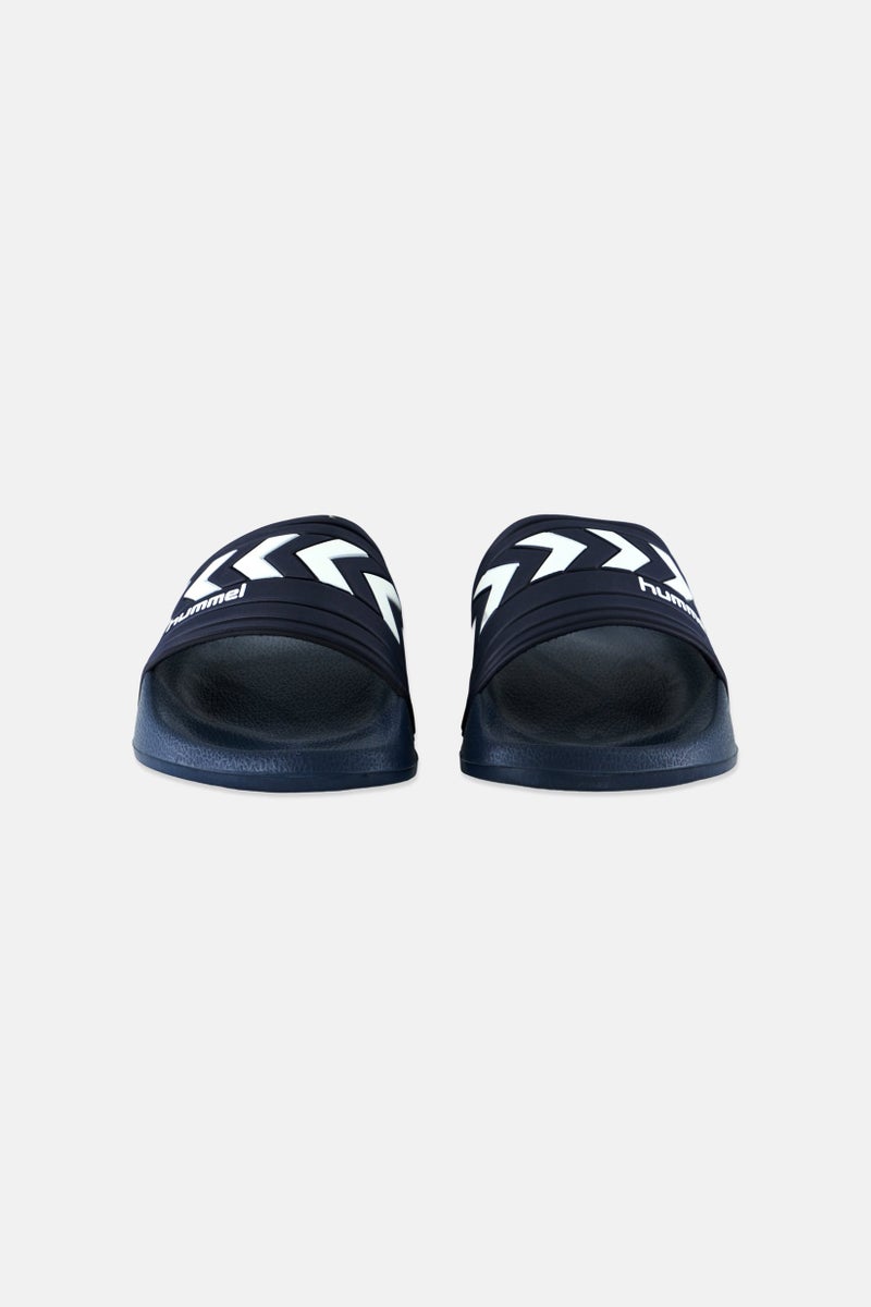 Hummel Kids Boy Larsen Slip On Outdoor Slippers, Navy  - Image 2