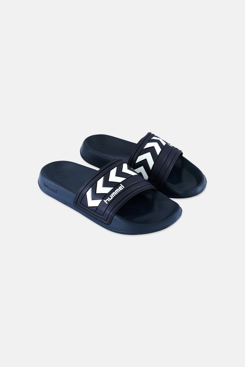 Hummel Kids Boy Larsen Slip On Outdoor Slippers, Navy  - Image 1