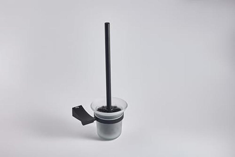 Siag Sleek Black Toilet Brush Holder 50650 for Modern Bathroom Hygiene - Image 2