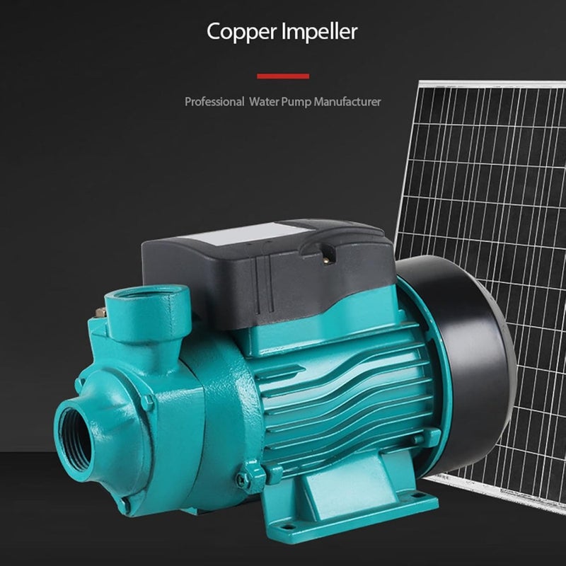 Solar DC Pump, 200W 35L/min 3200 Rpm Self Priming 25m Pump, Compact Lightweight with Cast Aluminum Body and Stainless Steel Plate - Image 3