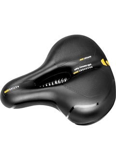 Strade Store Wide Bicycle Saddle - Black  - Image 1