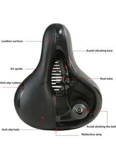 Strade Store Wide Bicycle Saddle - Black  - Image 2