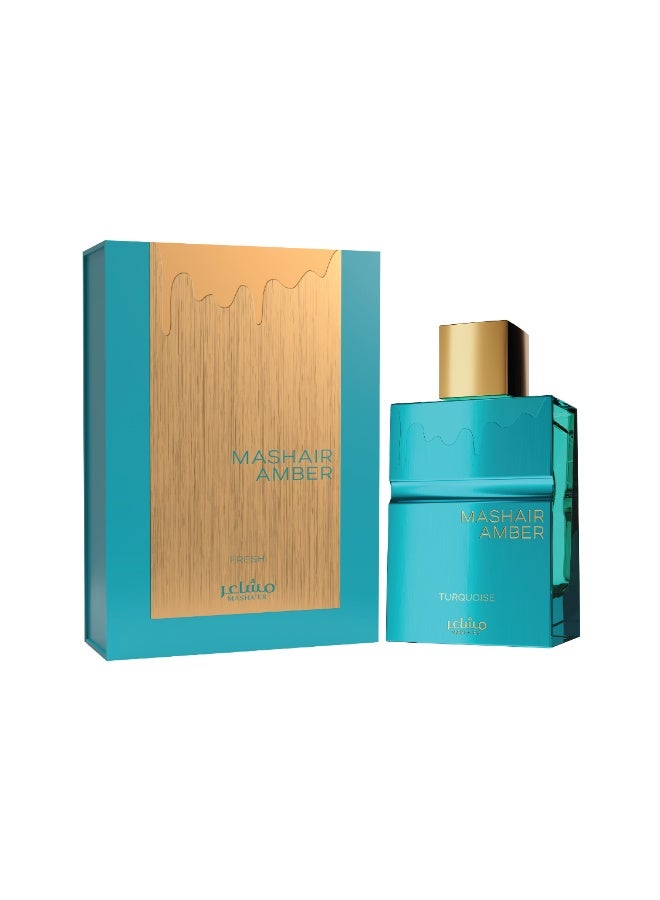MASHAER Amber Turqoise Unisex Eau De Parfum, 100ML - Image 2