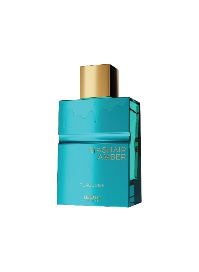 MASHAER Amber Turqoise Unisex Eau De Parfum, 100ML - Image 1