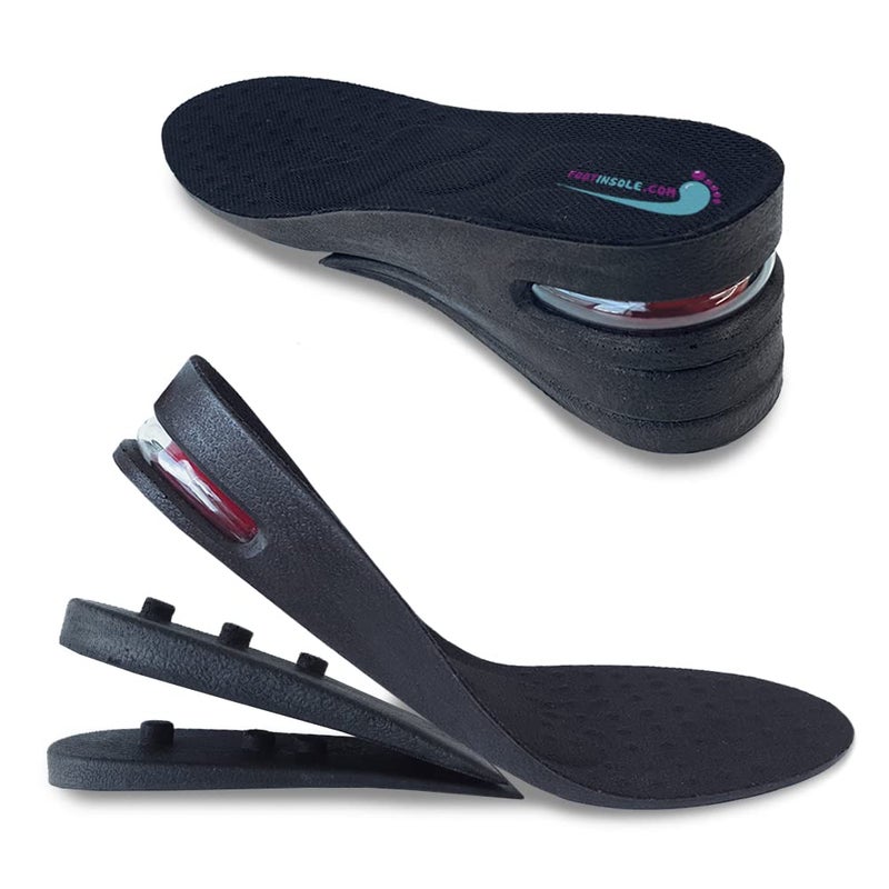 FOOTINSOLE.COM Height Increase Shoe Insoles with Air Cushion (3 Layers (2.5" UP), Large (Men's 7-11)) - Image 1