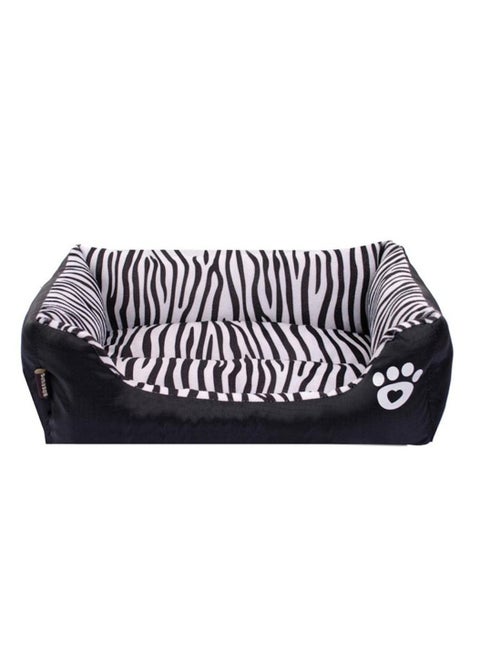 Waterproof Zebra Patterns Dog Kennel Moistureproof Pets Bed Home for Cats and Puppy