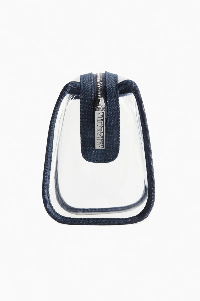 اتش اند ام حقيبة مكياج شفافة