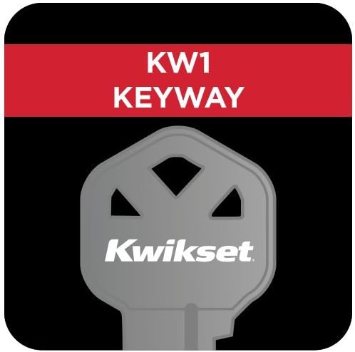 Kwikset Kwikset Chelsea Front Door Lock Handle and Deadbolt Set Entry Handleset Exterior with Interior Door Knob Lifetime Polished Brass Pick Resistant SmartKey Rekey Deadbolt Security  - Image 3