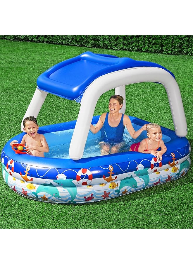 Bestway Sea Captain Family Pool 213 X 155M X 132Cm - Image 1