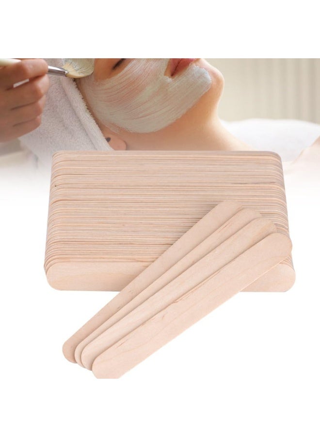 مجموعة من العصي الخشبية لوضع شمع ازالة الشعر 50 قطعة - Image 5