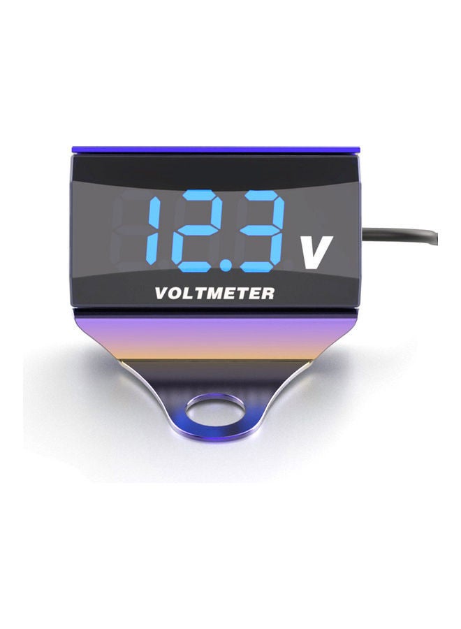 نيبمينينت مقياس جهد رقمي بإضاءة LED يعمل بالتيار المستمر للدراجات النارية - Image 1