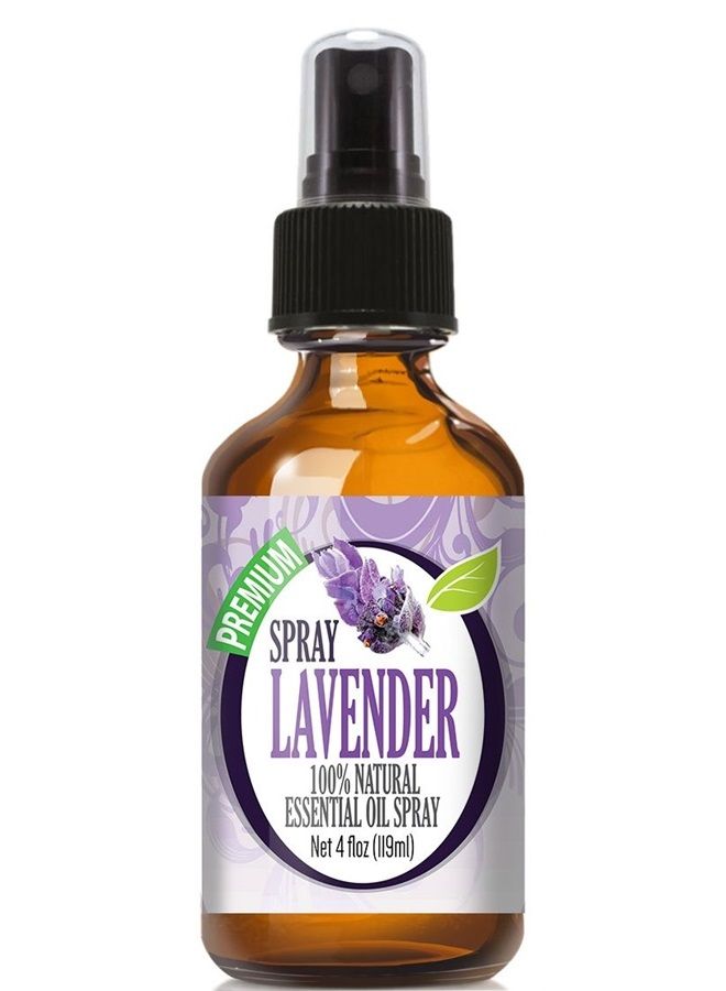 Healing Solutions Lavender Spray 4oz Spray – Water Infused with Lavender Spray 4oz Essential Oil - 4oz Bottle by Healing Solutions  - Image 1