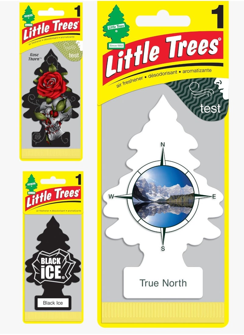 LITTLE TREES - LITTLE TREES 3PCS HANGING CARD AIR FRESHENER - Image 1