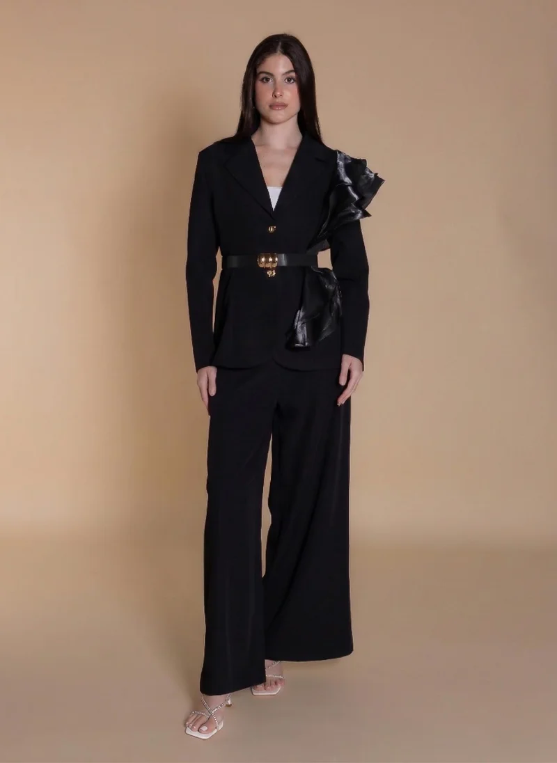 شايبس TAILORED RUFFLED BLAZER SET