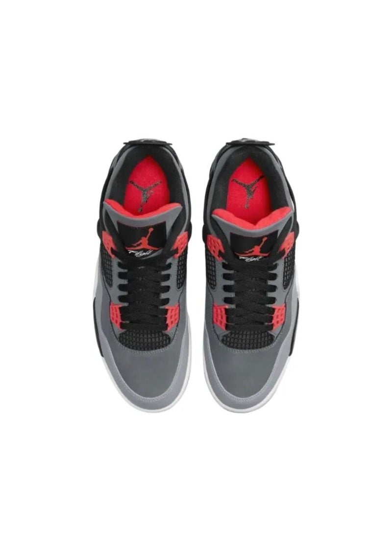 AJ4 Basketball Shoes Cement Gray Electric Mother Sports Shoes - Image 5