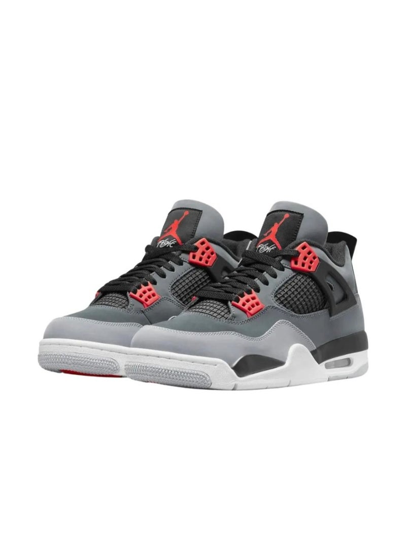 AJ4 Basketball Shoes Cement Gray Electric Mother Sports Shoes - Image 3