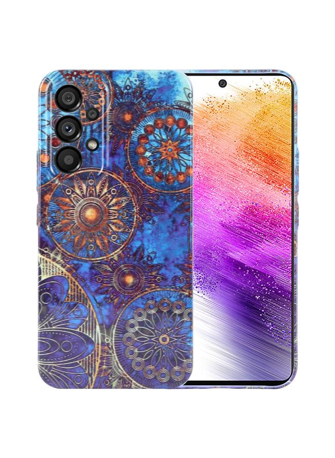S-TOP Case For Samsung Galaxy A73 5G Painted Pattern Precise Hole PC Phone Case - Image 1