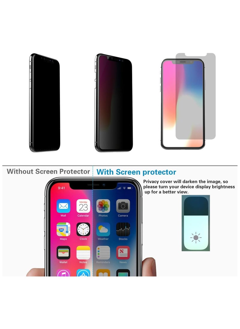 Generic - 1 Pack iPhone 16 Pro Max  Privacy Screen Protector,Support Fingerprint Unlock Screen Protector for iPhone 16 Pro Max ,High hardness Tempered Glass Film,Anti-Scratch Case Friendly - Image 1