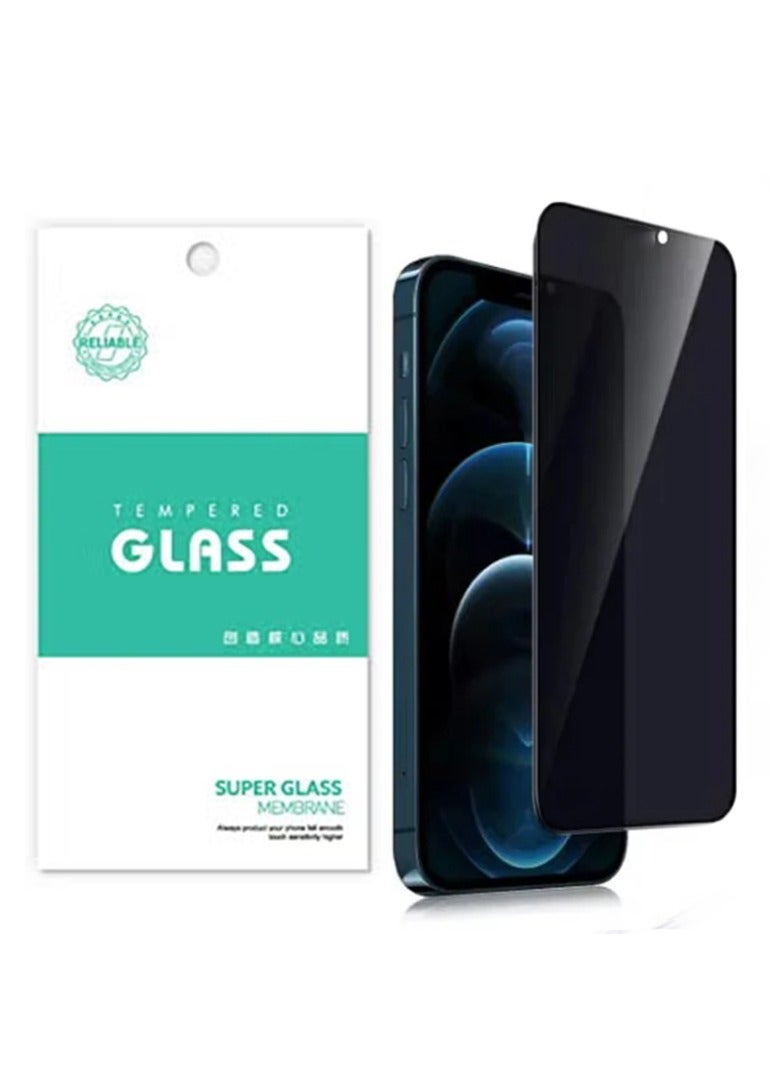 QIRG 1 Pack iPhone 16 Pro Max  Privacy Screen Protector,Support Fingerprint Unlock Screen Protector for iPhone 16 Pro Max ,High hardness Tempered Glass Film,Anti-Scratch Case Friendly - Image 2