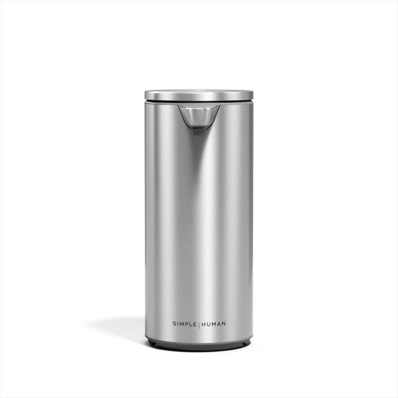 simplehuman 9 oz. Touch-Free Automatic Rechargeable Sensor Pump, Brushed Stainless Steel, New - Image 1