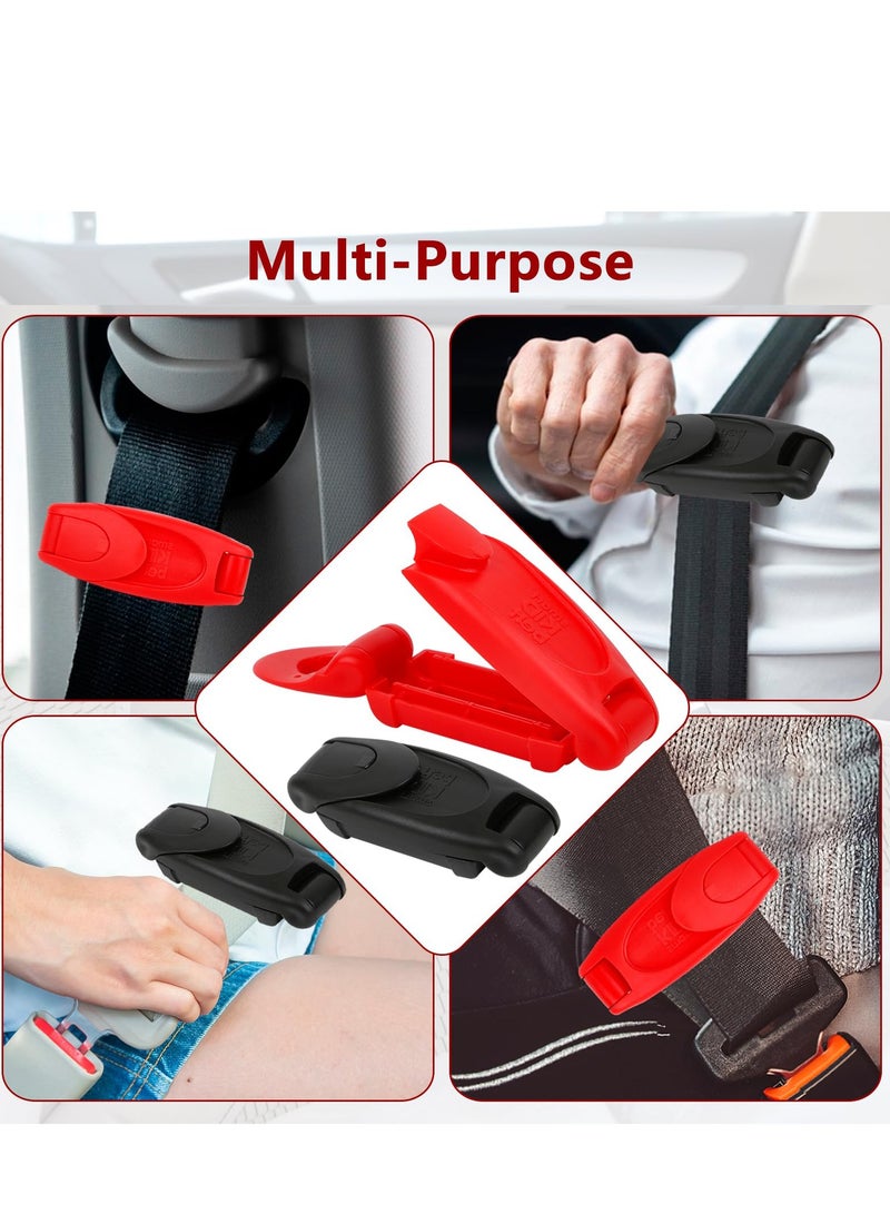 Excefore Car Seat Belt Clips, 6 Pack Car Safety Belt Buckle Covers, Universal Comfort Shoulder Neck Protector Strap Positioner Lock Clips for Adults Kids Pregnant Women - Image 4
