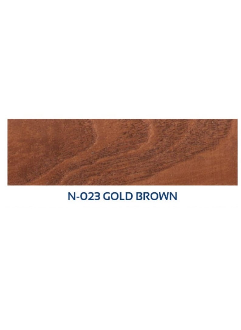 NATIONAL PAINTS National Paints Wood Stain Golden Brown N-023 (1L) Premium Fast Drying  - Image 2