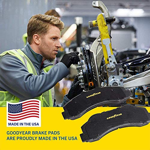 Goodyear Brakes GYD1274 | Truck & SUV Carbon-Ceramic Rear Brake Pads fits Dodge Nitro 12-07; Jeep Liberty 13-08, Wrangler 17-07, Wrangler JK 2018 - Image 3