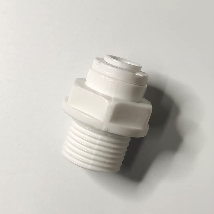 Malida Male Push To Connect Tube Fitting,water purifiers Quick Connector Drinks Dispense and water filtration system fittings (3/8 NPT Male x 1/4 OD Tube) - Image 4