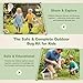 Dreamon Kids Bug Catching Kit 11PCS Outdoor Toys for Kids Ages 48 STEM Educational Toys Kids Explorer Kit with Wooden Bug Habitat Bug Vacuum Butterfly Net and Magnifying Glass - Image 4