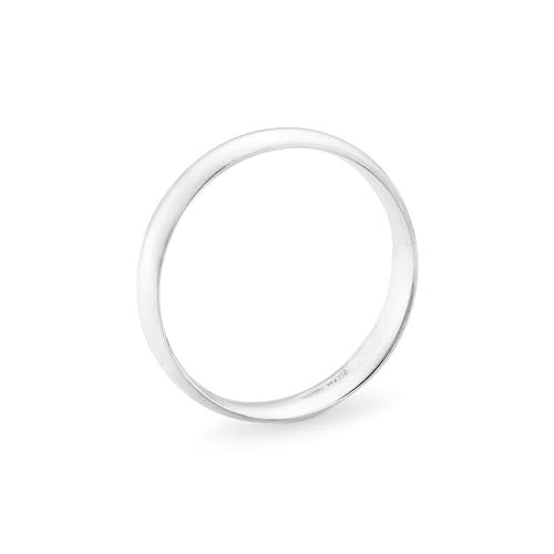 Miabella 925 Sterling Silver Comfort Fit Dome Band Ring 2mm, 4mm, 6mm for Women or Men, Made in Italy (4mm, 10) - Image 2