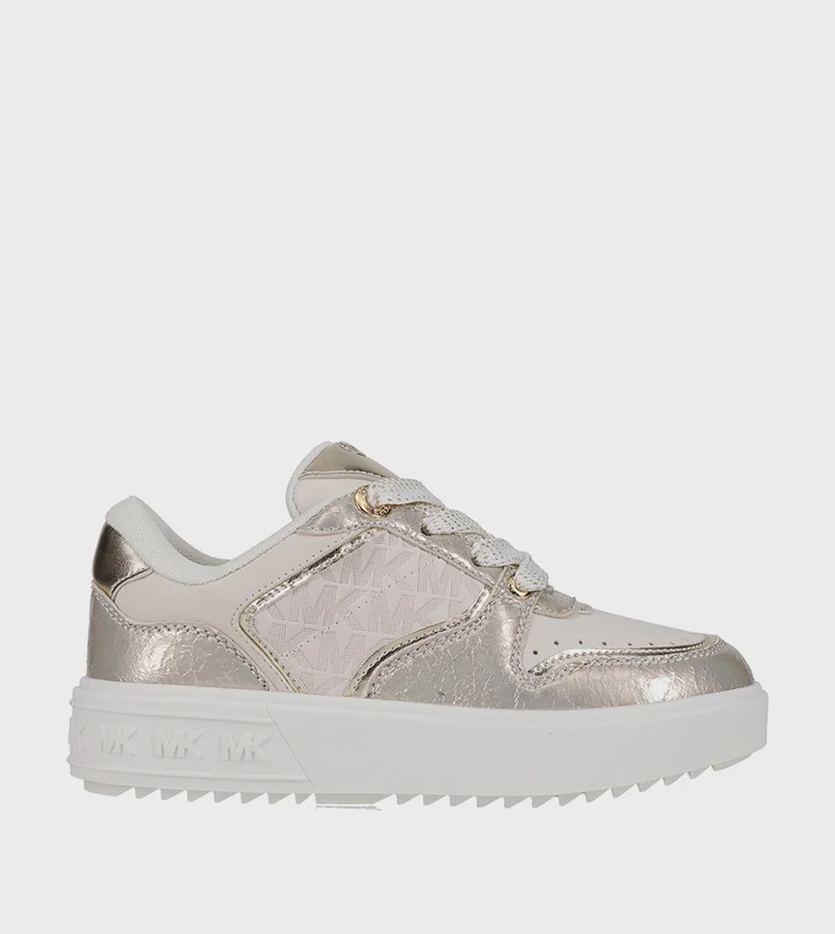 مايكل كورس EMMET RUMI Monogram Low-Top Sneakers
