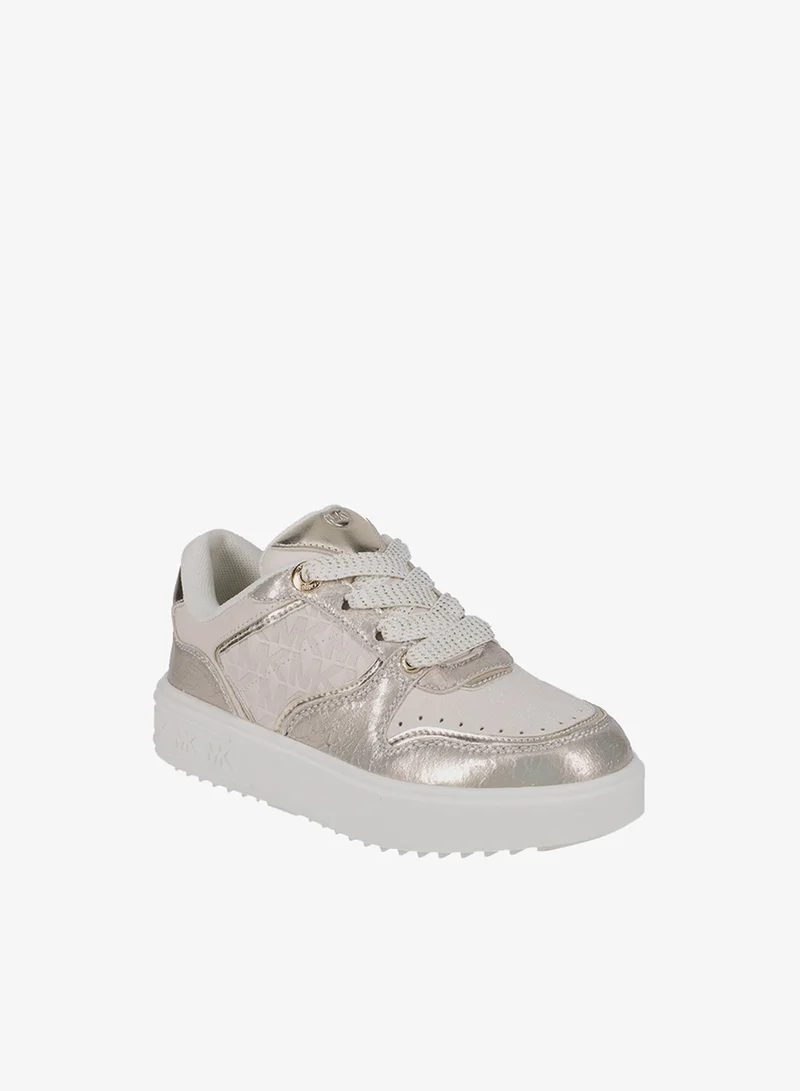 Michael Kors  EMMET RUMI Monogram Low-Top Sneakers  | Best Price UAE