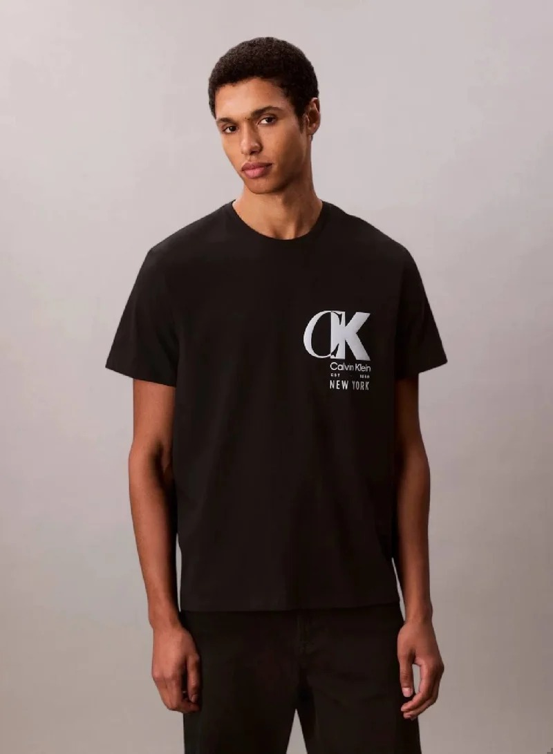CALVIN KLEIN Overlap Graphic T-Shirt