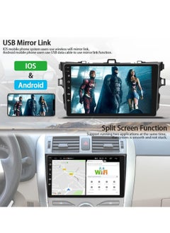 RAYMOS Toyota Corolla Car Stereo Android Screen 2006-2012 Support Apple Carplay Android Auto Wireless Bluetooth USB Support Offline-Online Maps Radio Full HD IPS Touch Screen  - Image 4