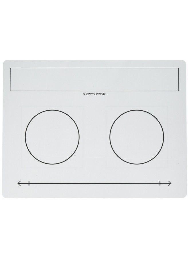 Didax Educational Resources 10Board Set Writeon/Wipeoff Fraction Mats White Black - Image 3