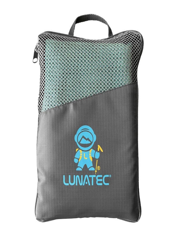 Lunatec Premium Waffle Weave Microfiber Travel Towel. Quick Drying Travel Essential Camping Towel. - Image 3