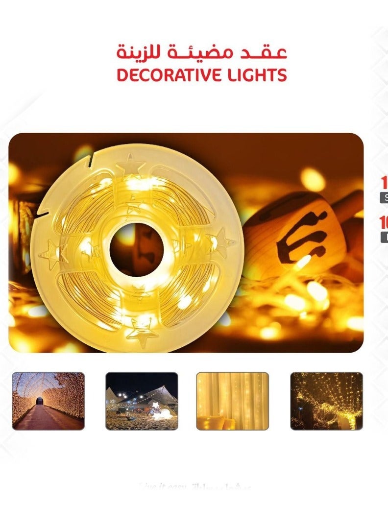 Luminous necklace for decoration, 10 meters 