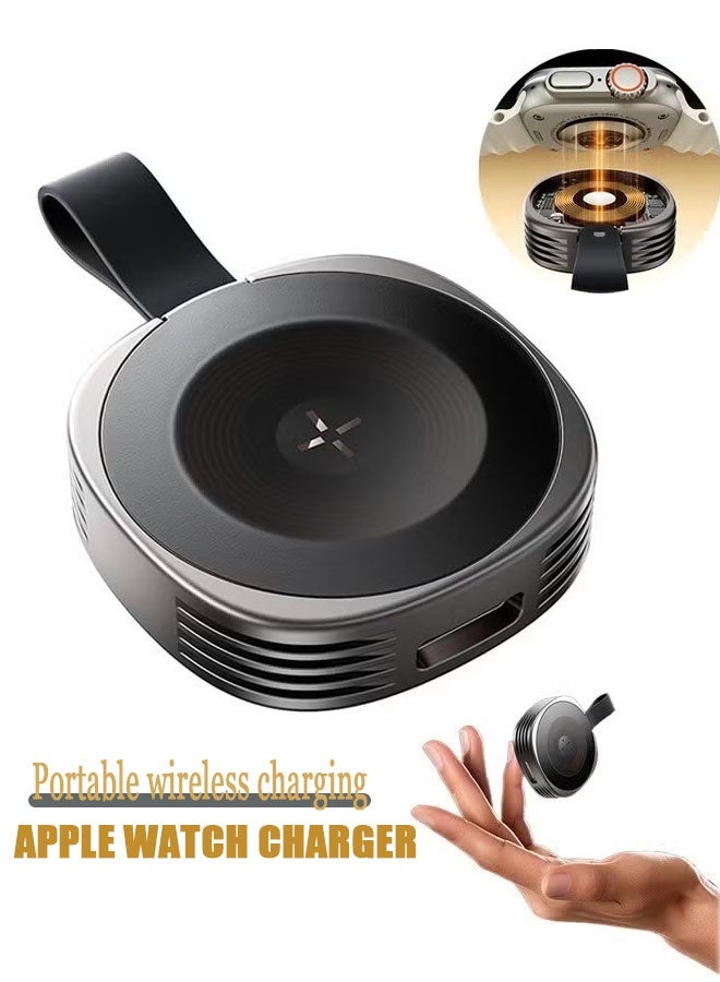 ESSAGER Magnetic Wireless Charger for Apple Watch, Fast Charging Dock, Compatible with All Apple Watch Models, Compact & Portable Design, Easy to Use, Convenient Charging Station for Home & Travel - Image 1