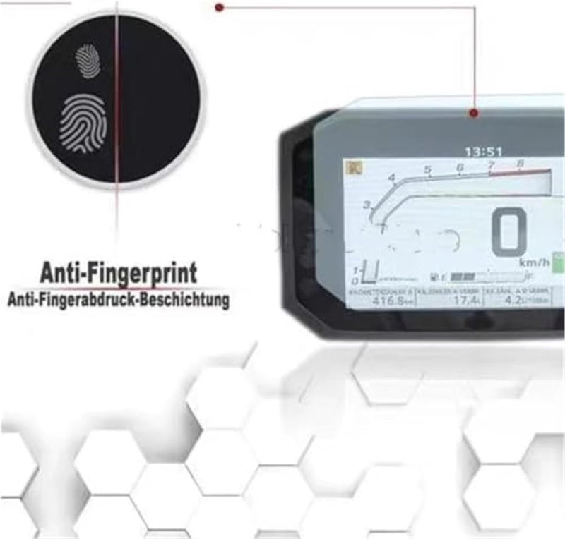 QASULER Motorcycle Dashboard Screen Protector for Hornet CB750 2023 - Image 2